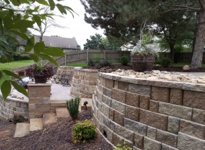 Cutom Retaining Walls in Overland Park