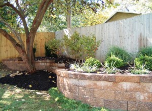 Retaining Wall and Landscaping in Kansas City